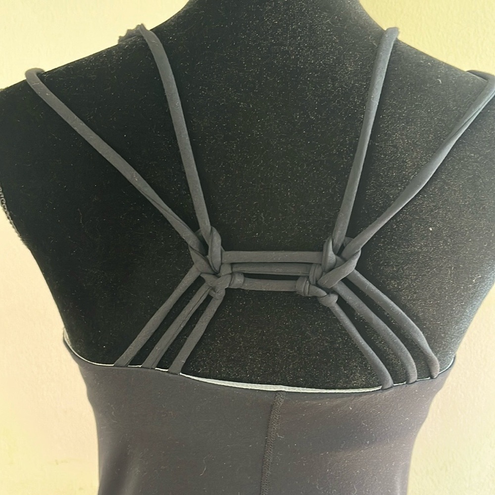Lululemon Strappy Black Tank Top - Picture 4 of 6